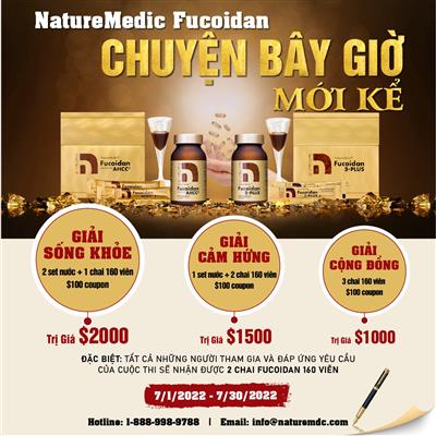 Nature Medic Fucoidan - Chuyện bây giờ mới kể: Chương trình dành riêng cho khách hàng Nature Medic