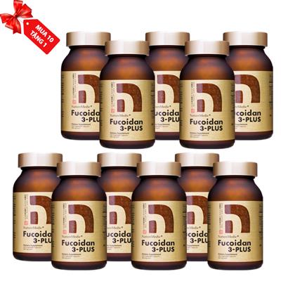 Gói 10 hộp Fucoidan 3 Plus Nhật Bản - Hộp 160 viên